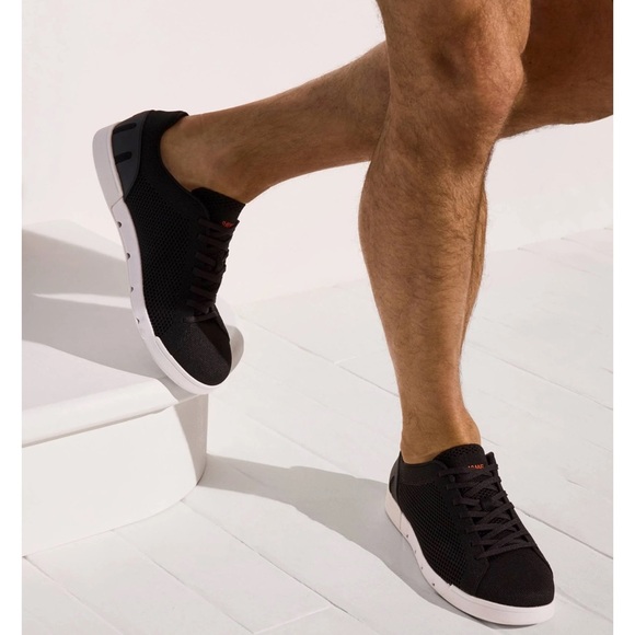 SWIMS Men's Breeze Tennis Knit Sneakers for Pool and Summer Size 10 - Picture 2 of 12